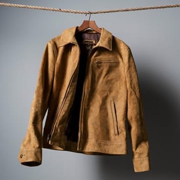 Schott® N.Y.C. x Allen Edmonds Rough-out Suede Jacket | Men's